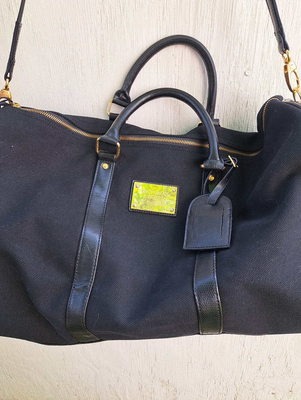 Lg Victoria's Secret Duffel Bag - Picture 3 of 12